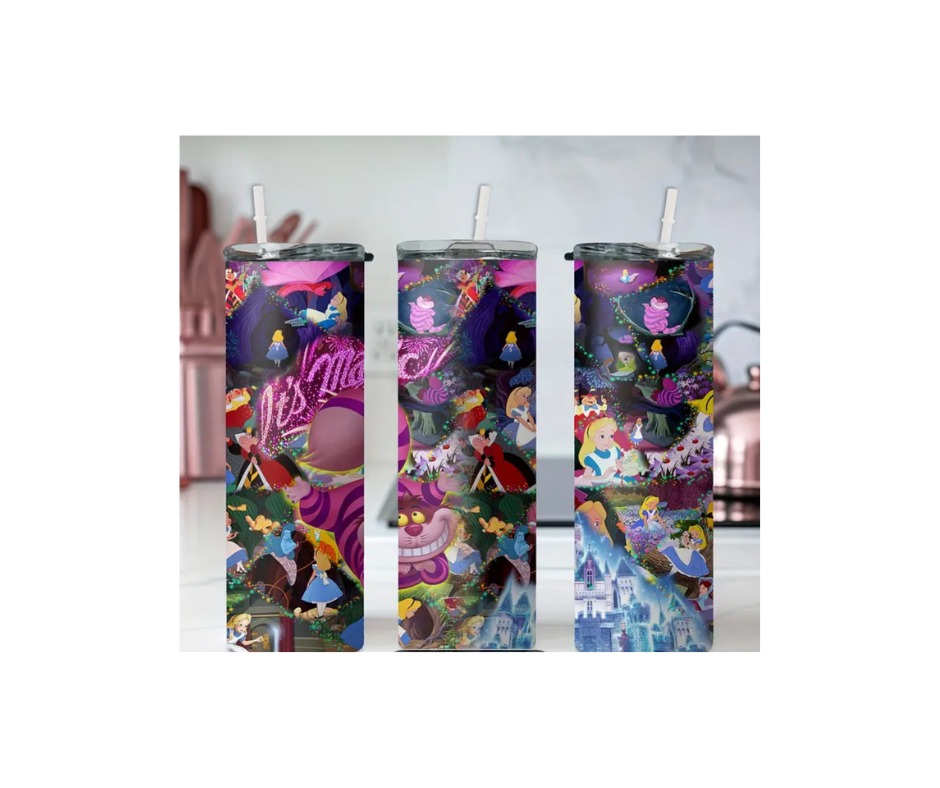 Tumbler - Alice in Wonderland Stainless Steel 20oz Tumbler