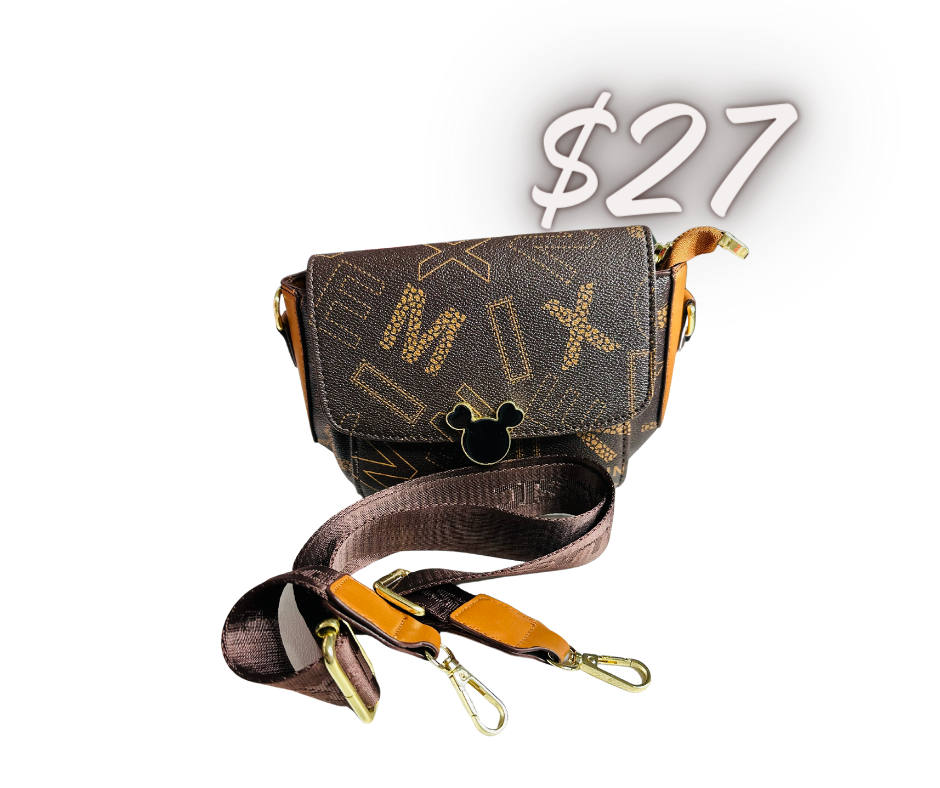 Purse - Mouse Purse in Brown/Tan