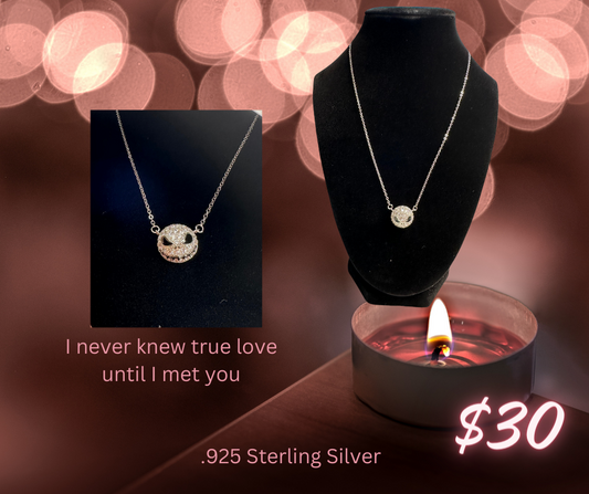 Necklace - Jack Skellington .925 Sterling Silver Necklace