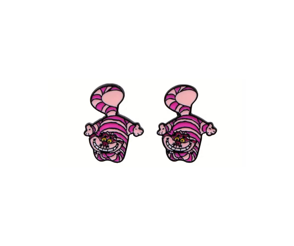 Earrings - Studs - Characters made with Enamel, Zinc, Alloy & Stainless Steel