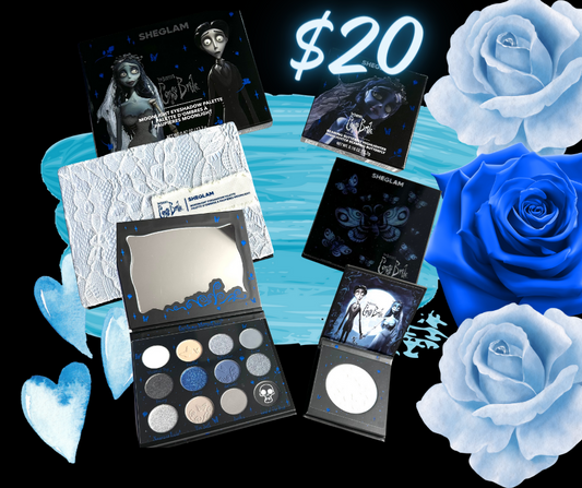 Eyeshadow - Corpse Bride Eyeshadow Palette & Highlighter