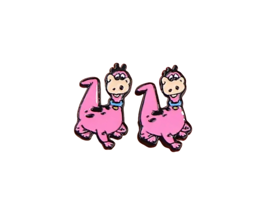 Earrings - Studs - Characters made with Enamel, Zinc, Alloy & Stainless Steel
