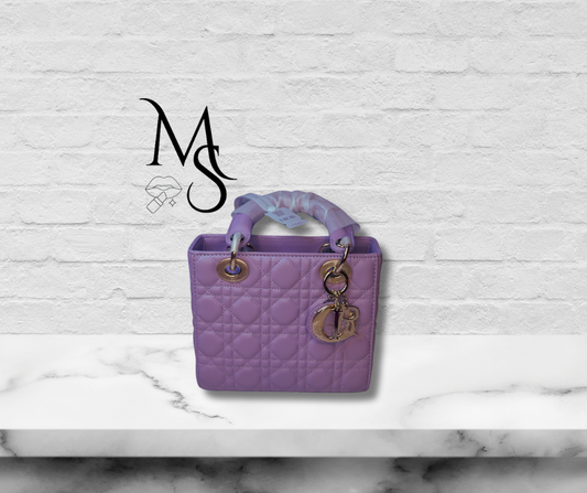 Purse - CD Purple Square Must Have
