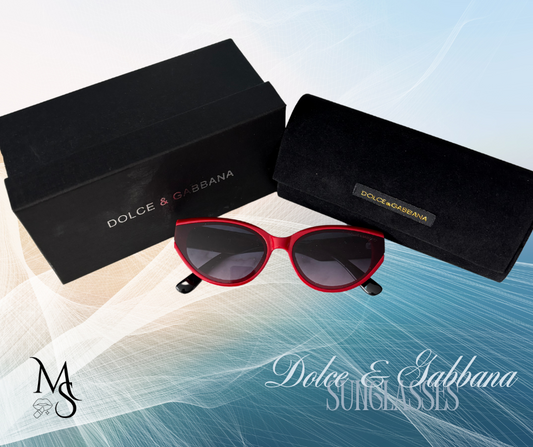 Sunglasses - D&G Red Sunglasses