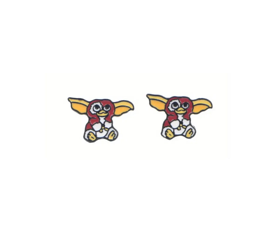 Earrings - Studs - Characters made with Enamel, Zinc, Alloy & Stainless Steel