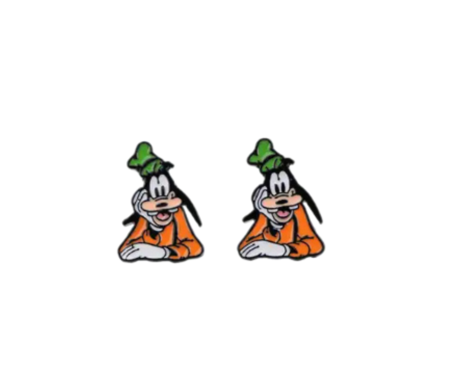 Earrings - Studs - Characters made with Enamel, Zinc, Alloy & Stainless Steel
