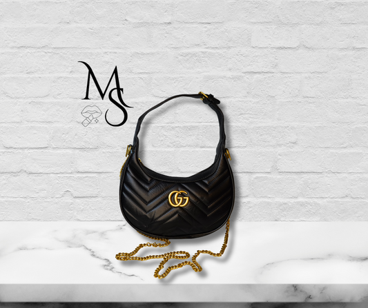 Purse - GG Medium Black & Gold