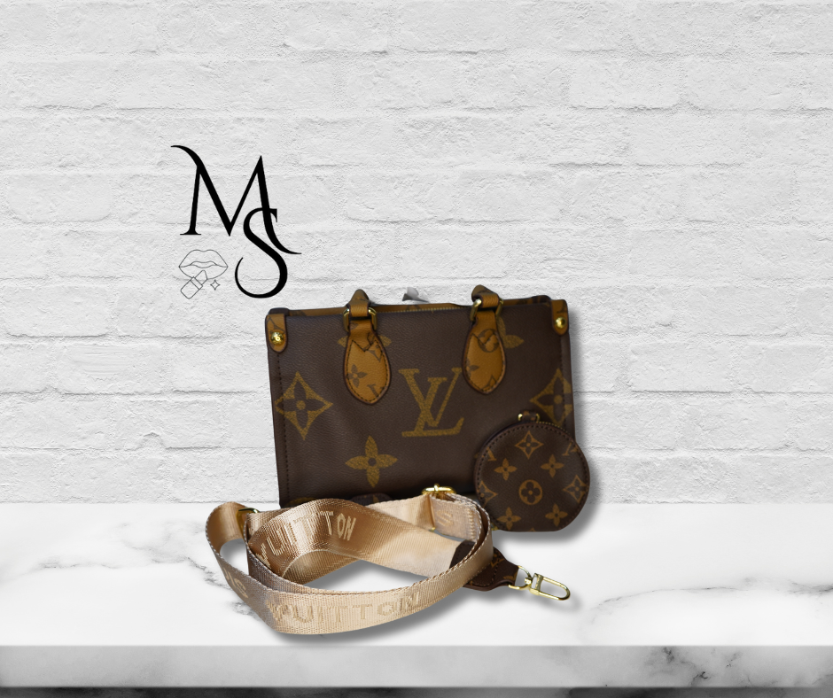 Purse - LV Two toned Brown & Tan with Coin Purse