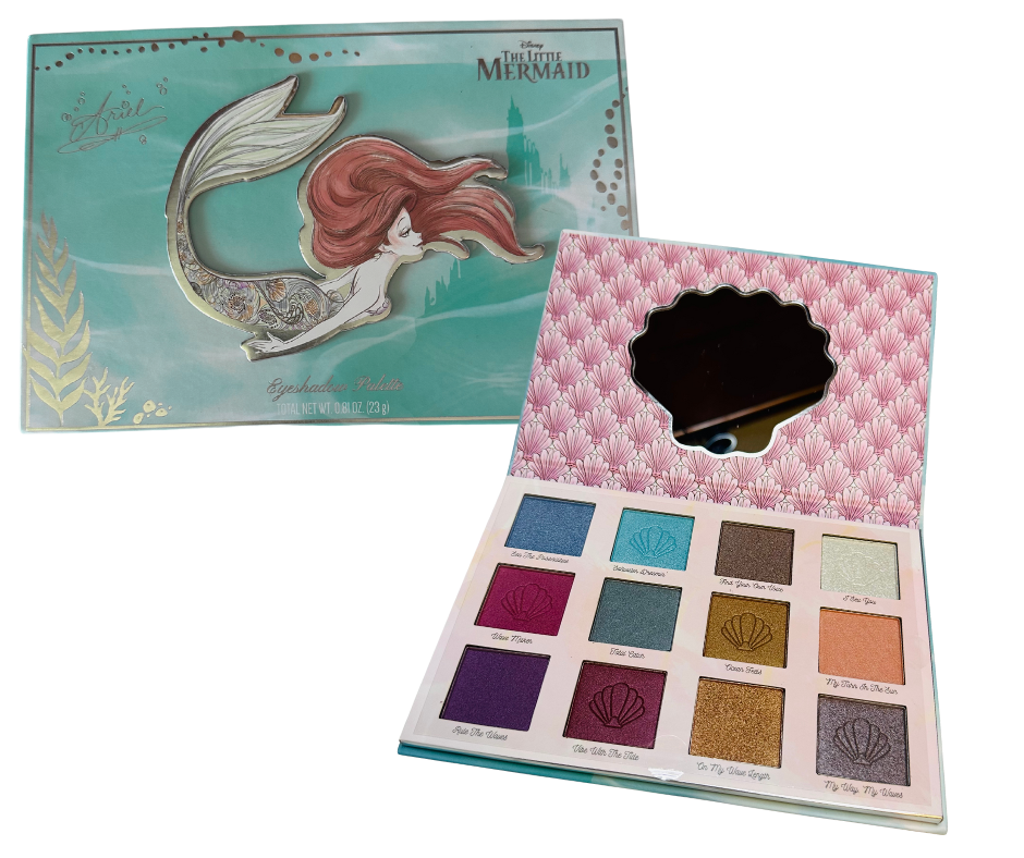 Eyeshadow - The Little Mermaid Highly Pigmented 12 Color Eyeshadow Palette