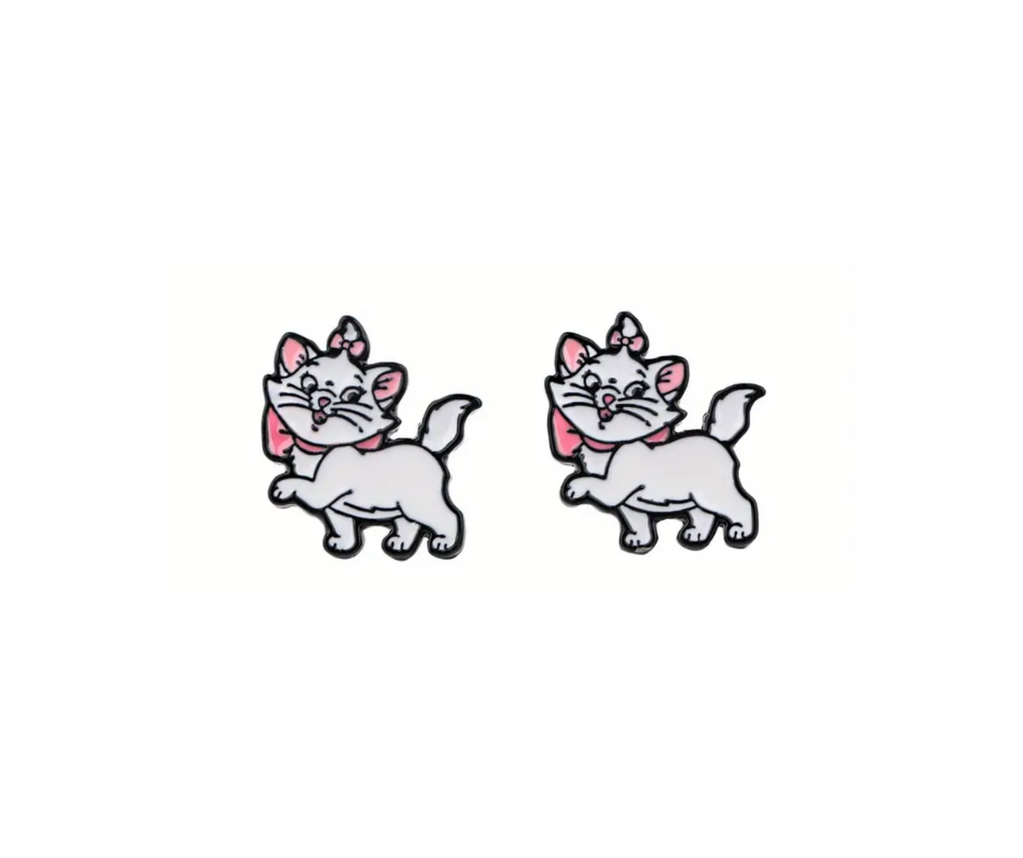 Earrings - Studs - Characters made with Enamel, Zinc, Alloy & Stainless Steel