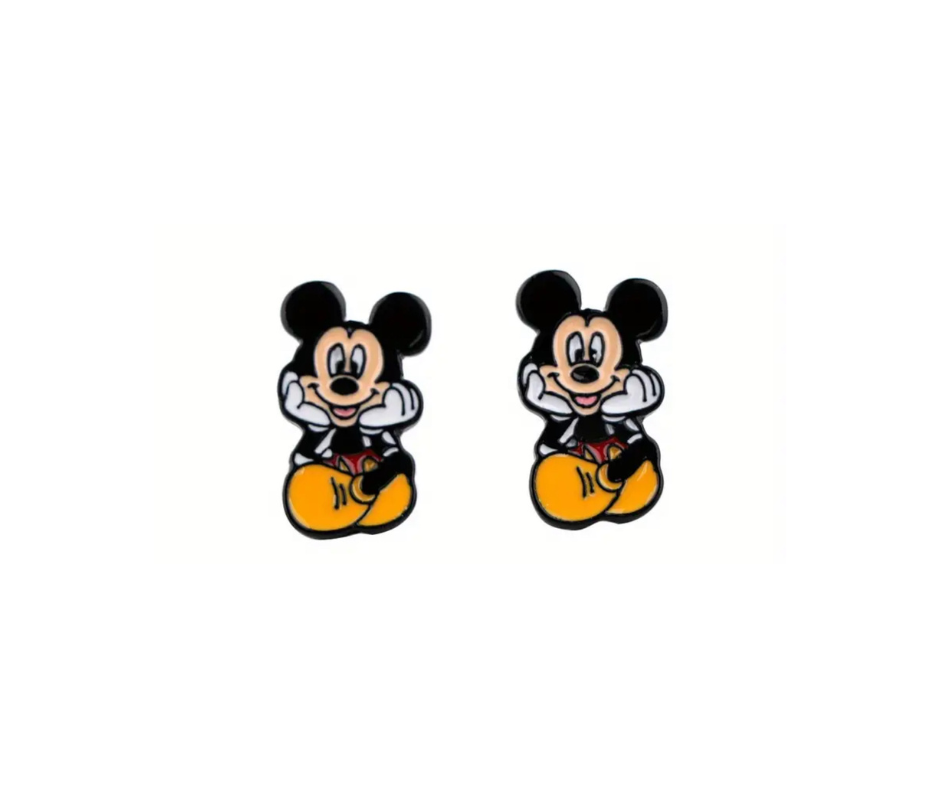 Earrings - Studs - Characters made with Enamel, Zinc, Alloy & Stainless Steel