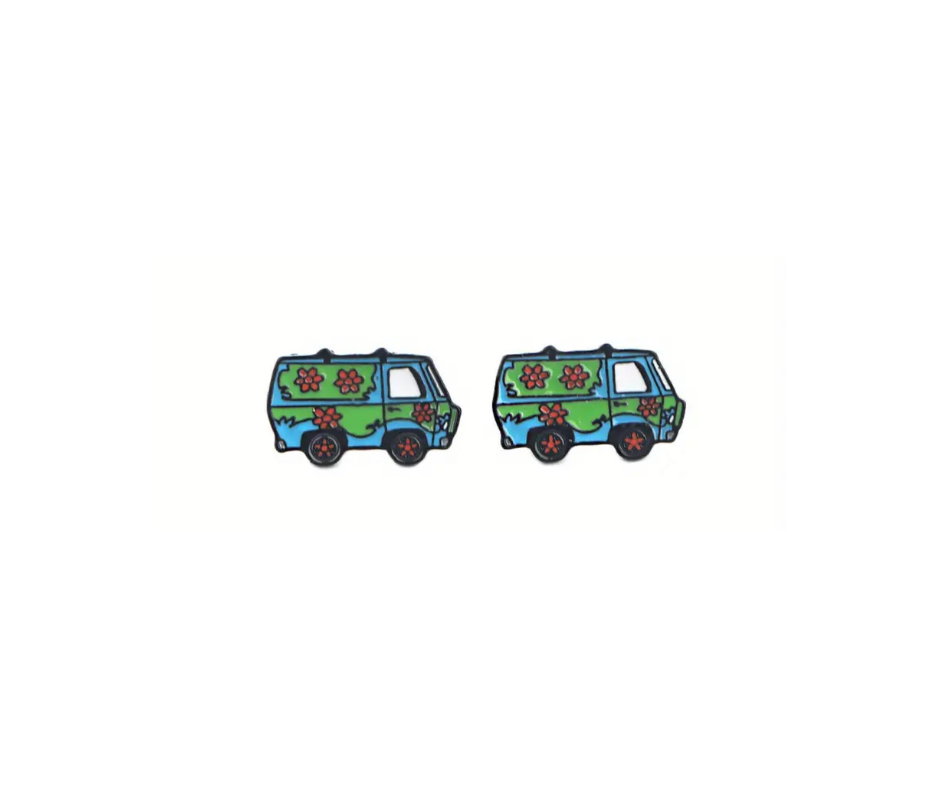 Earrings - Studs - Characters made with Enamel, Zinc, Alloy & Stainless Steel