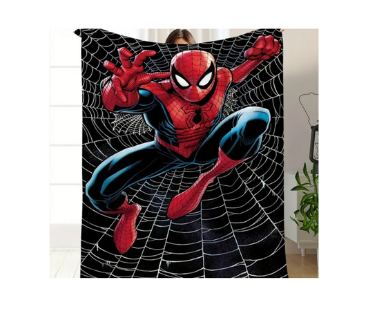 Blanket - Spiderman Jumping in Air - Fleece