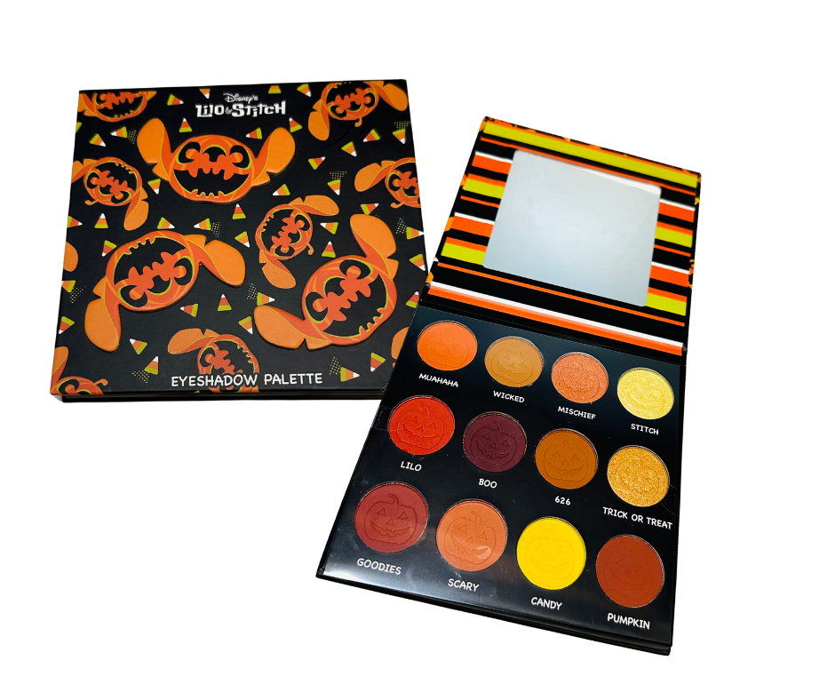 Eyeshadow - Stitch Halloween Highly Pigmented 12 Color Eyeshadow Palette