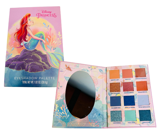 Eyeshadow - The Little Mermaid Highly Pigmented 12 Color Eyeshadow Palette