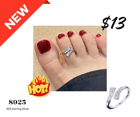 Toe Ring - .925 Sterling Silver
