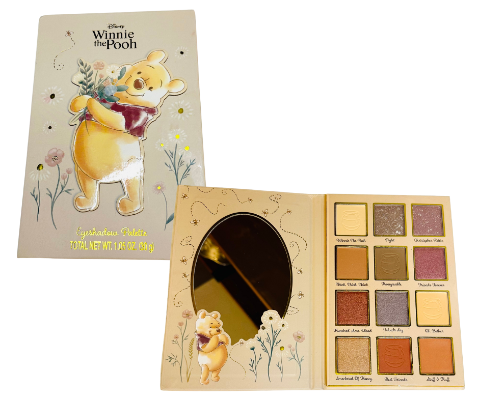 Eyeshadow - Winnie the Pooh Highly Pigmented 12 Color Eyeshadow Palette