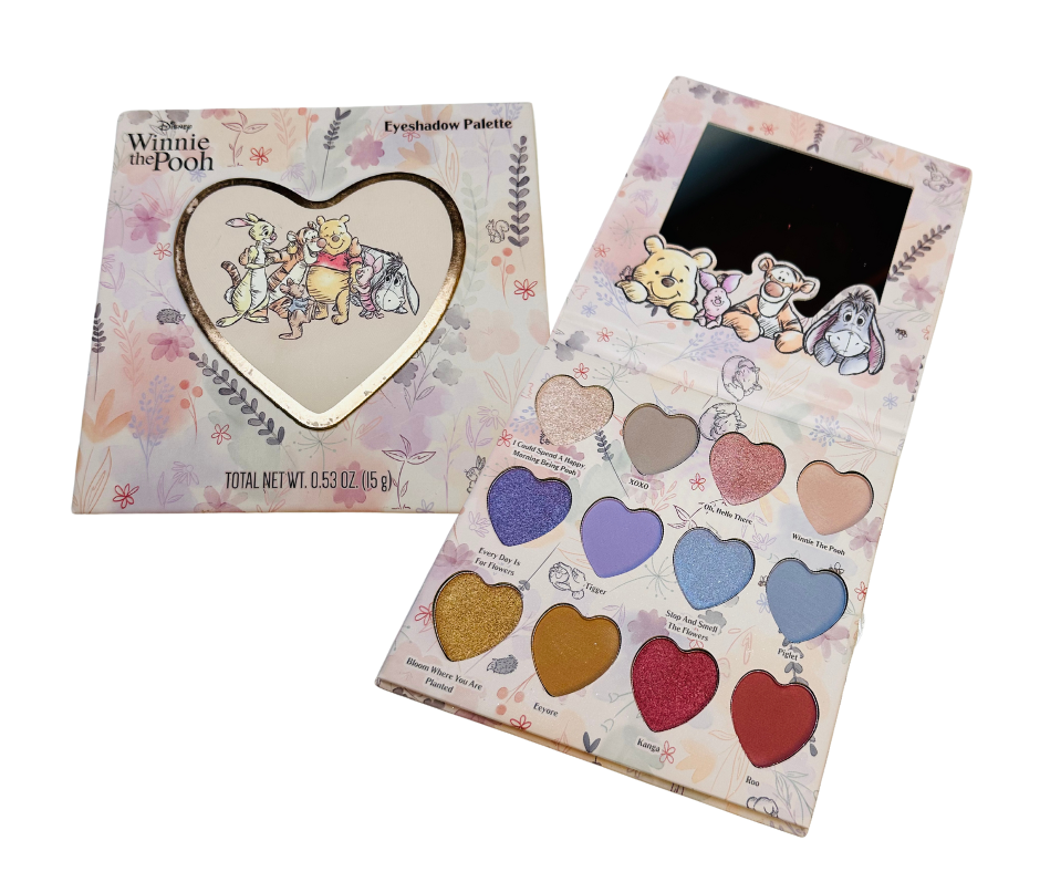 Eyeshadow - Winnie the Pooh & Friends Highly Pigmented 12 Color Eyeshadow Palette