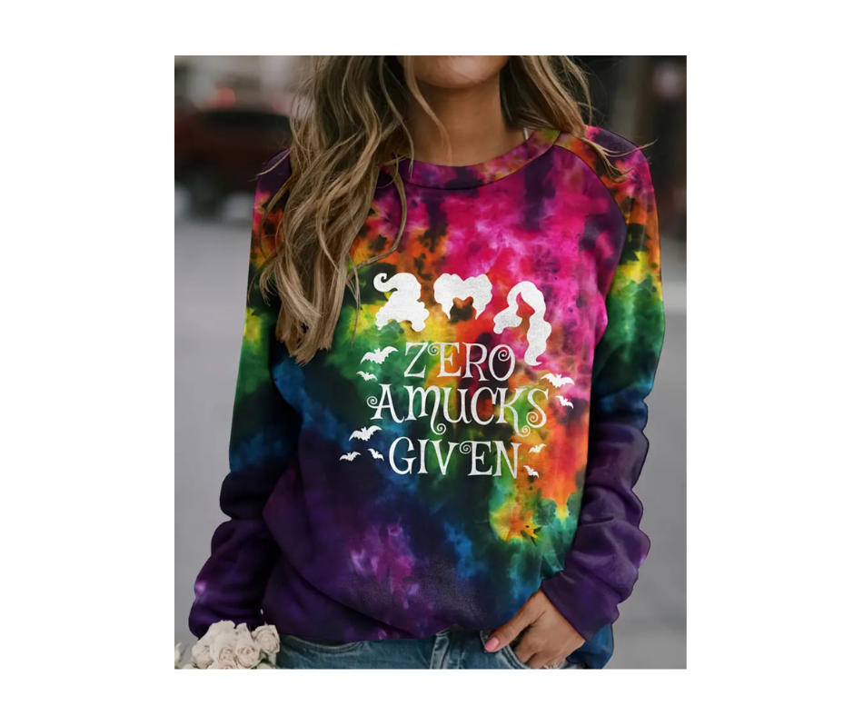 Clothes - Zero Amucks Given Polyester Crew Neck Sweatshirt